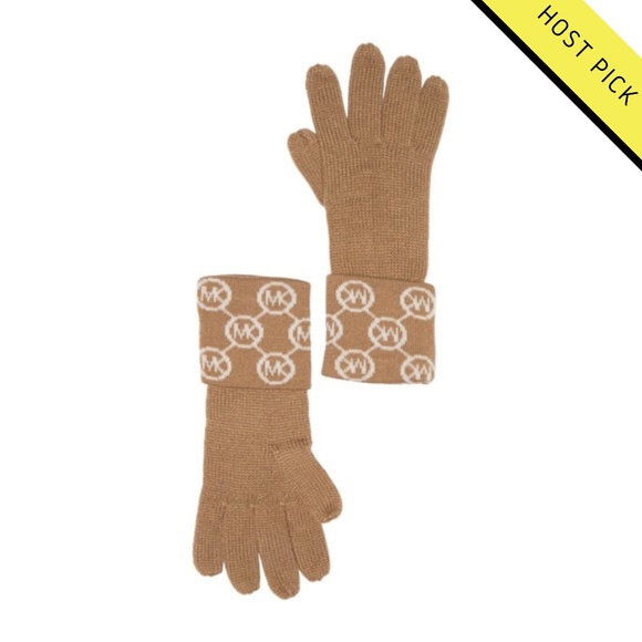 MICHAEL Michael Kors Accessories - HP | Michael Kors Jet Set Logo Cuff Gloves